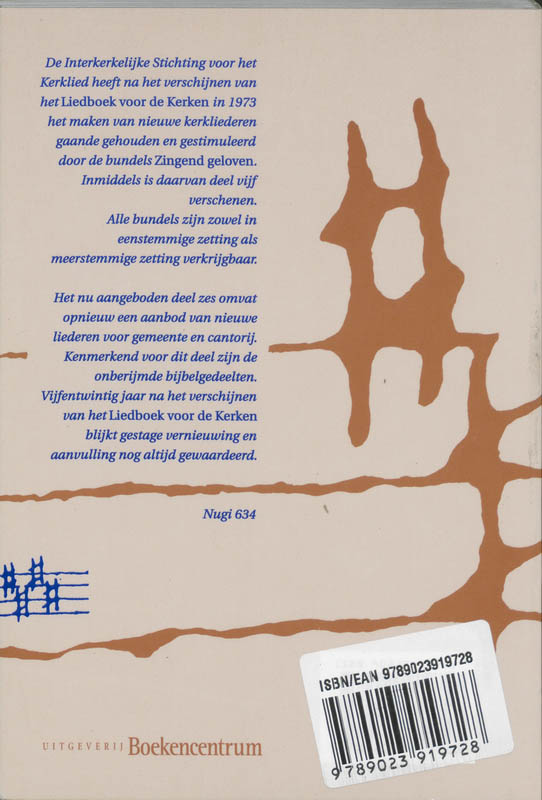 Achterkant van Eenstemmig