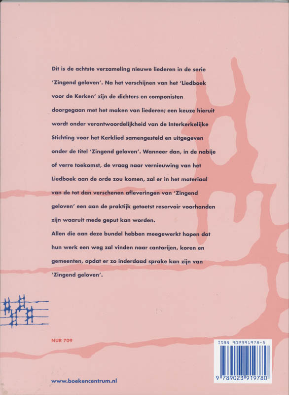 Achterkant van 8 Meerstemmig