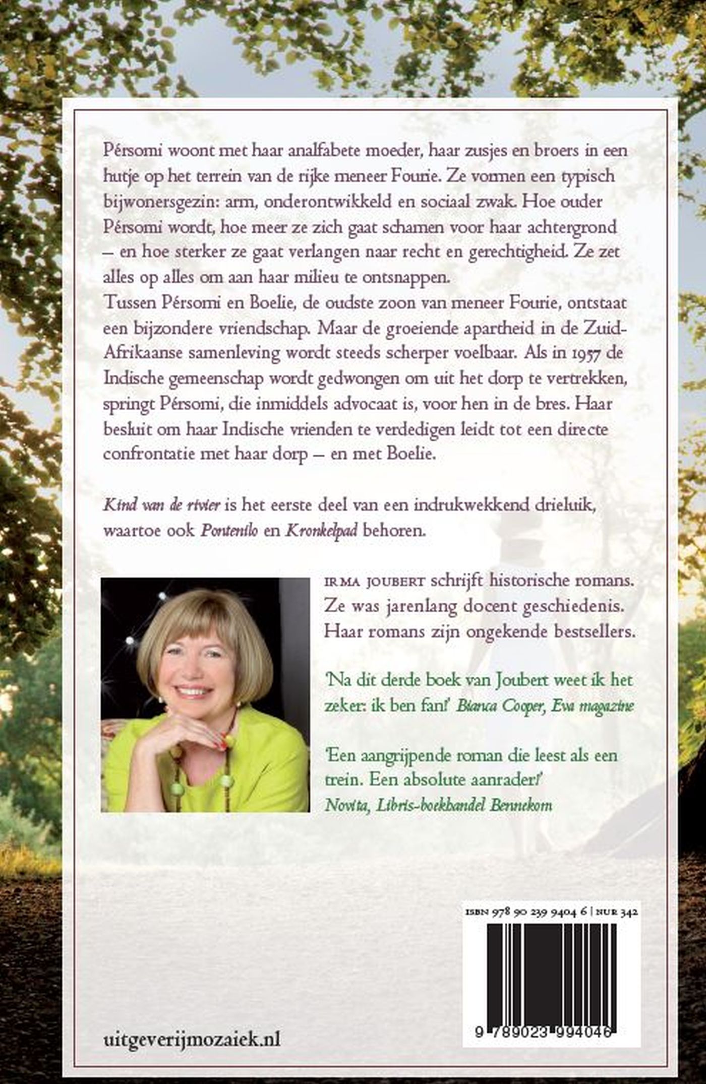 Achterkant van Kind van de rivier