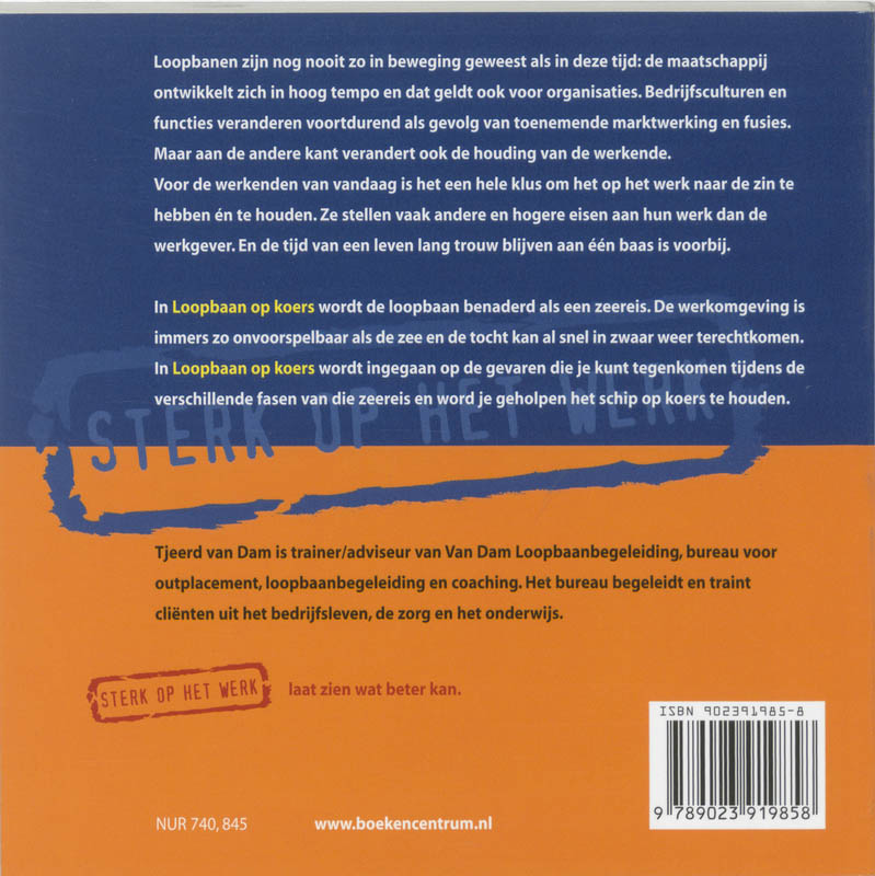 Achterkant van Loopbaan op koers