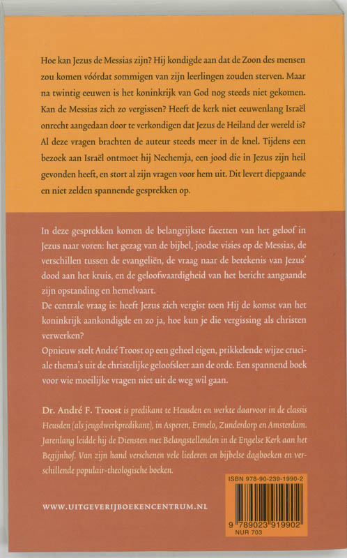 Achterkant van Dat koninkrijk van U
