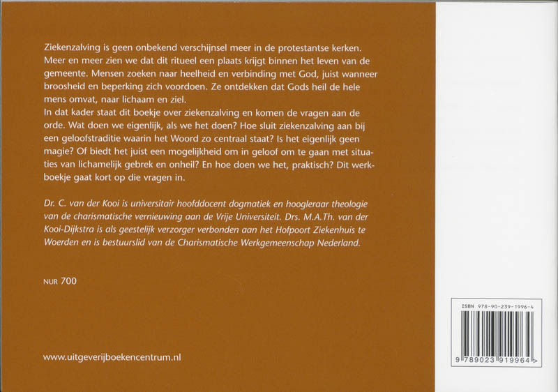 Achterkant van Ziekenzalving