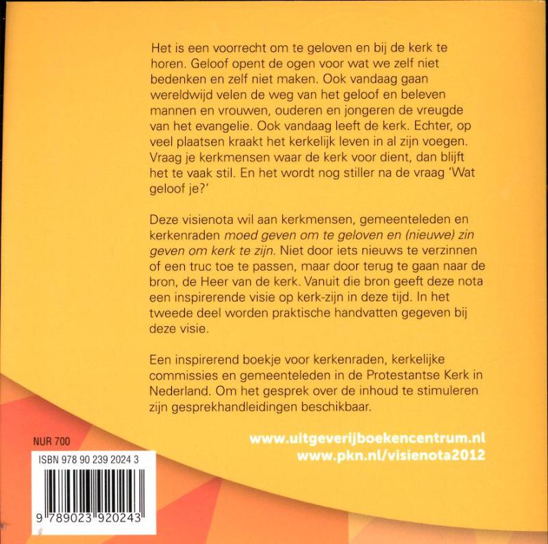 Achterkant van De hartslag van het leven