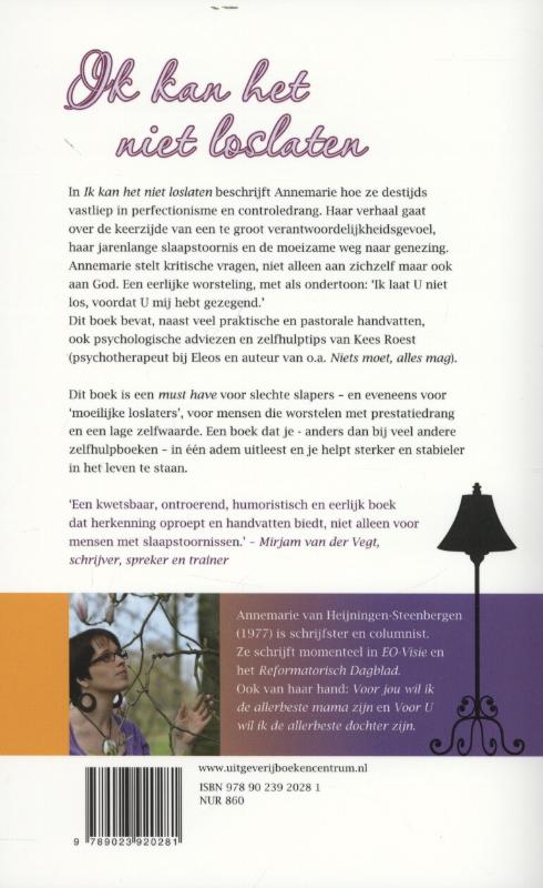Achterkant van Ik kan het niet loslaten!