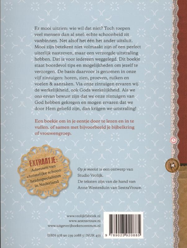 Achterkant van Op je mooist!