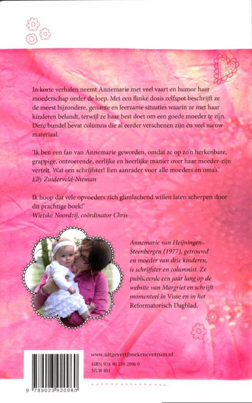 Achterkant van Voor jou wil ik de allerbeste mama zijn