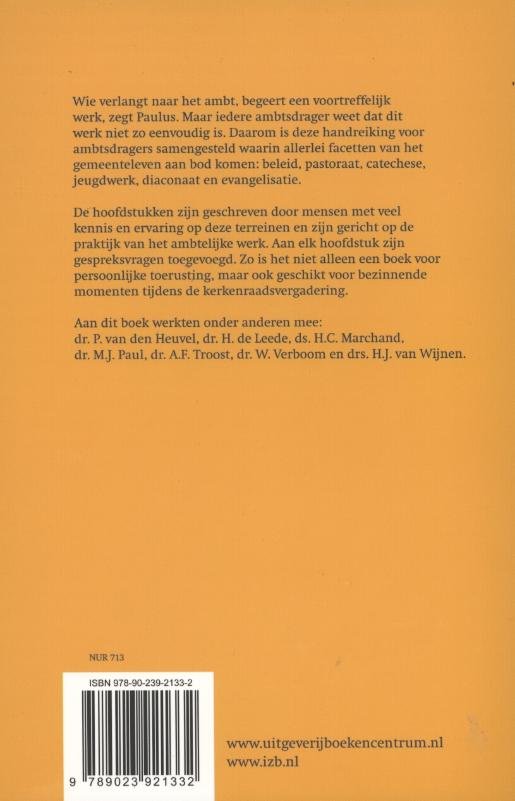 Achterkant van Een voortreffelijk werk