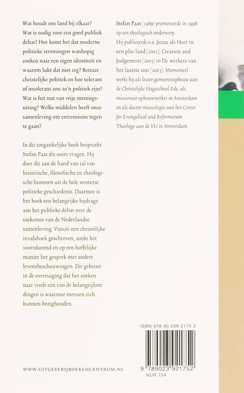 Achterkant van Vrede stichten