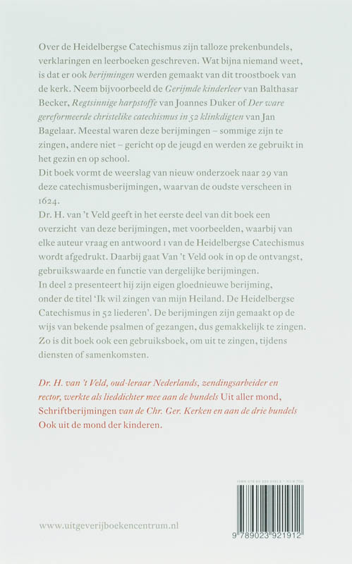 Achterkant van Wegwijzer naar Christus