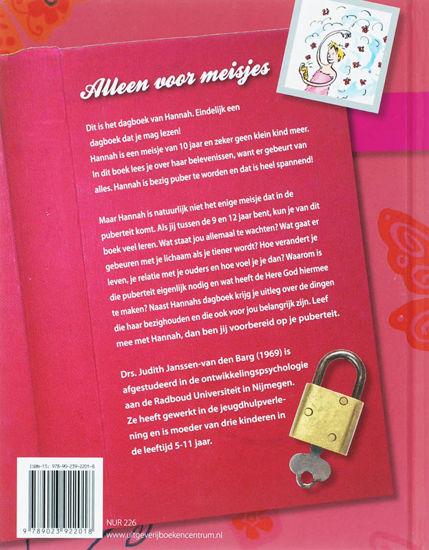 Achterkant van Alleen voor meisjes