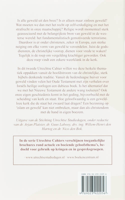 Achterkant van Wie het zwaard opneemt