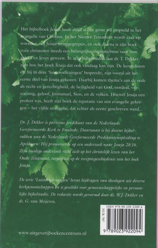 Achterkant van Jesaja