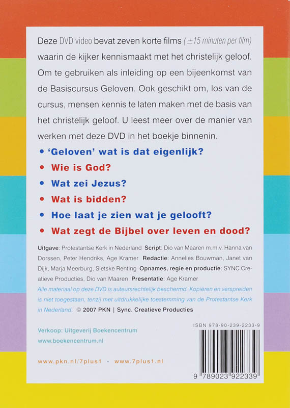 Achterkant van Ontmoetingen met God