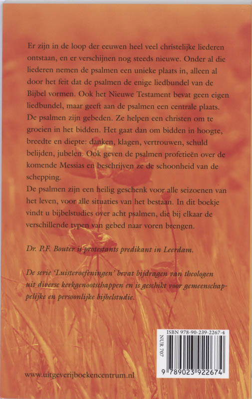 Achterkant van Psalmen