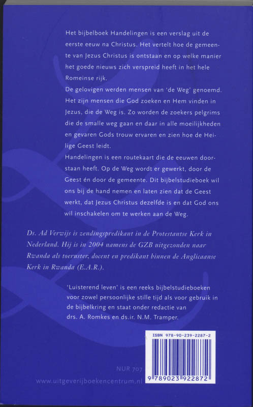 Achterkant van Handelingen