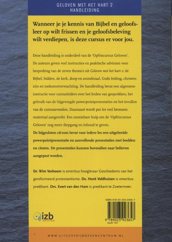 Achterkant van Deel 2: zeven kernpunten uit het Christelijk geloof