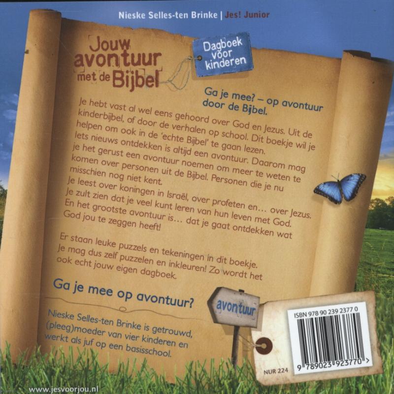 Achterkant van Jouw avontuur met de Bijbel