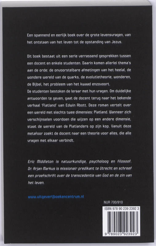 Achterkant van Terug naar Platland