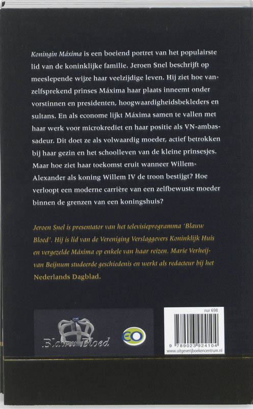 Achterkant van Koningin Máxima