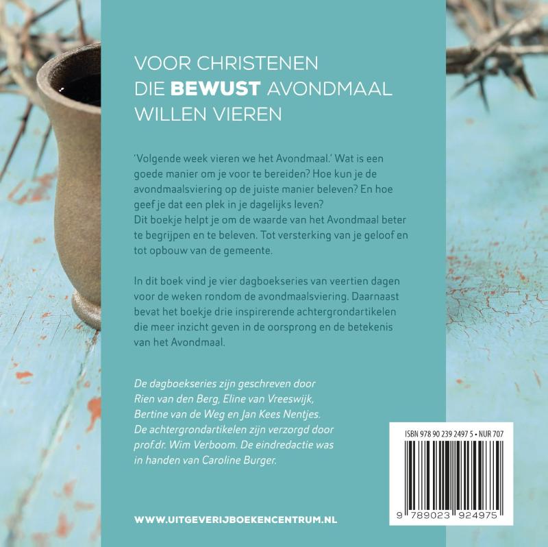 Achterkant van Kom, eet en drink!