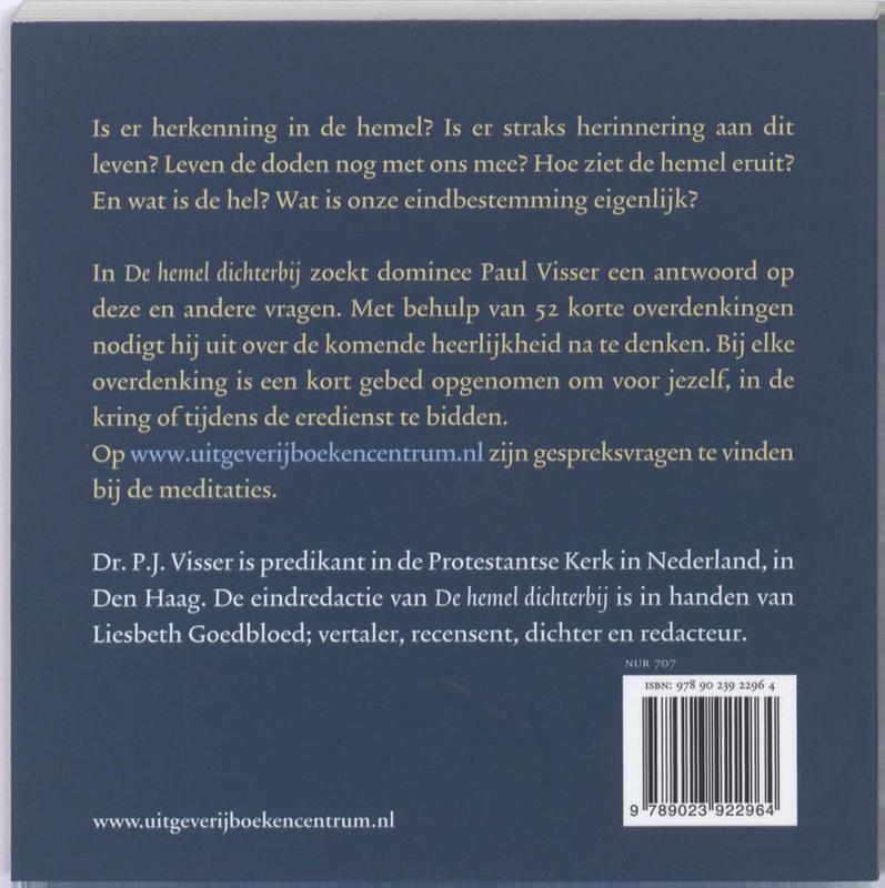 Achterkant van De hemel dichterbij