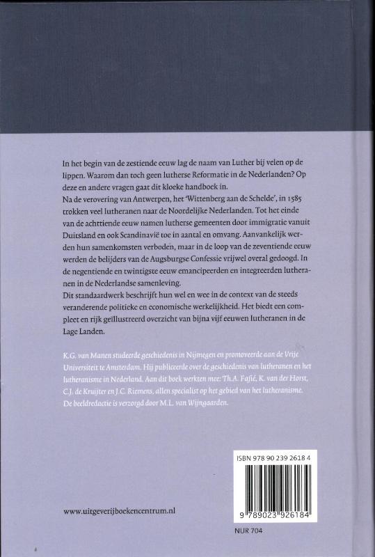 Achterkant van Lutheranen in de Lage Landen