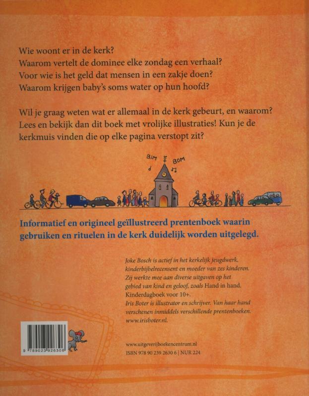 Achterkant van Wat gebeurt er in de kerk?