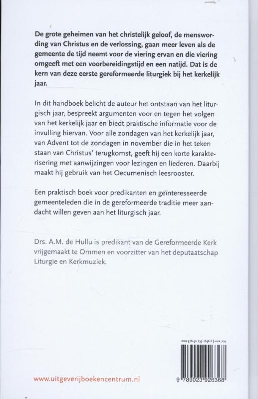 Achterkant van Tijd voor het geheim van Christus
