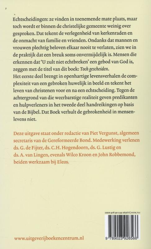 Achterkant van Toch gescheiden