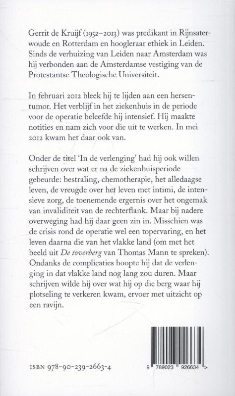 Achterkant van De dood van dichterbij