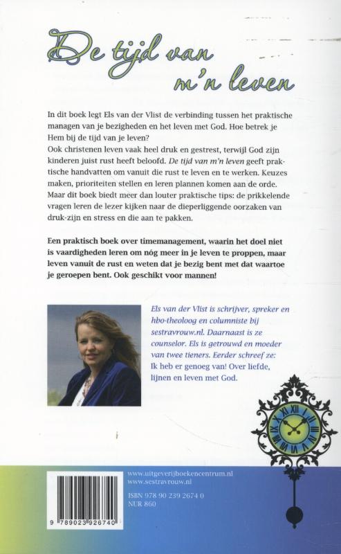 Achterkant van De tijd van m'n leven