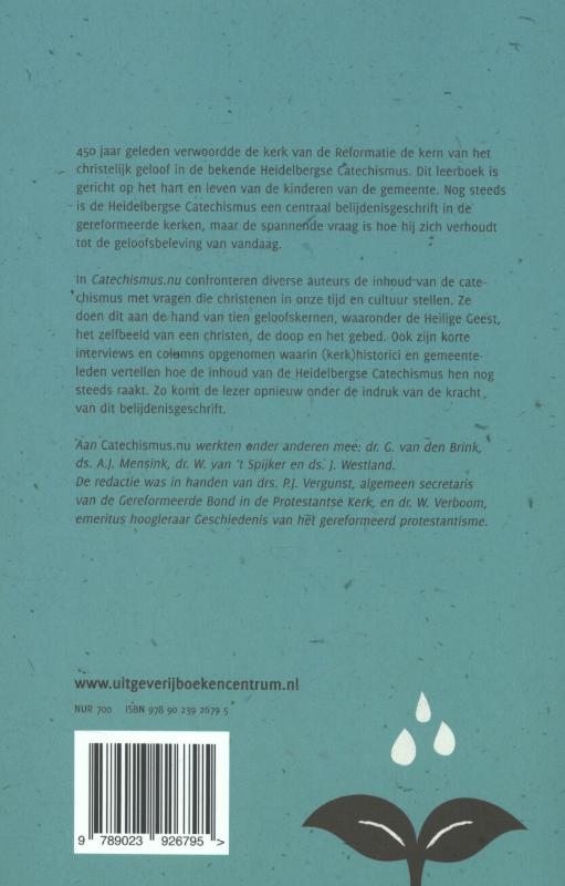 Achterkant van Catechismus.nu