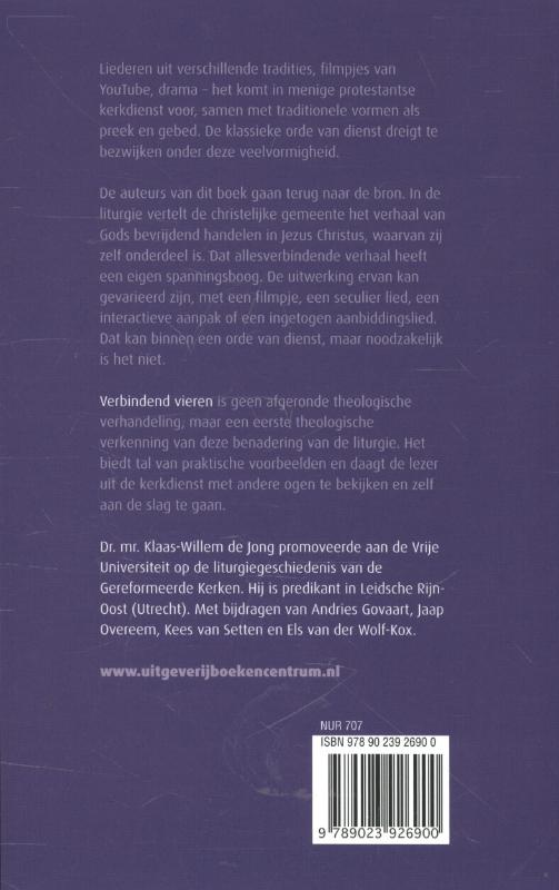 Achterkant van Verbindend vieren