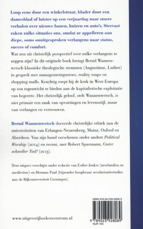 Achterkant van Verlangen
