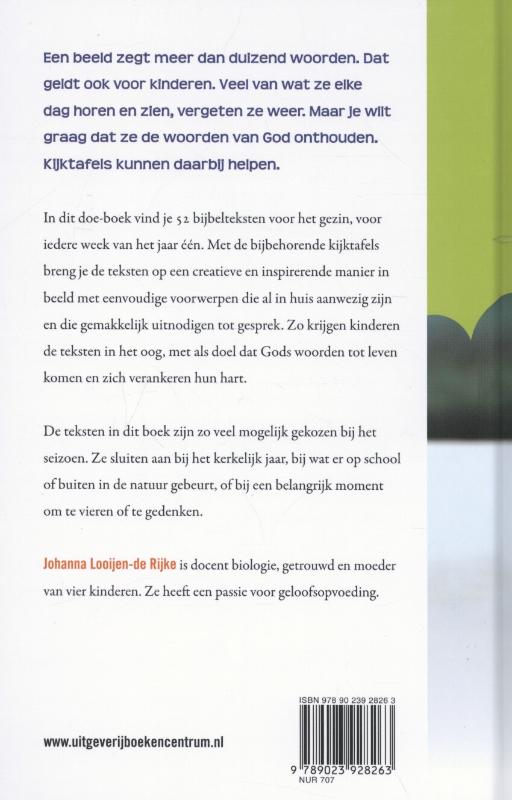 Achterkant van In het oog, in het hart