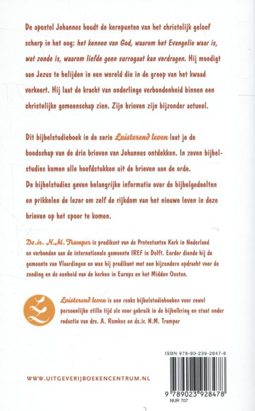 Achterkant van Brieven van Johannes