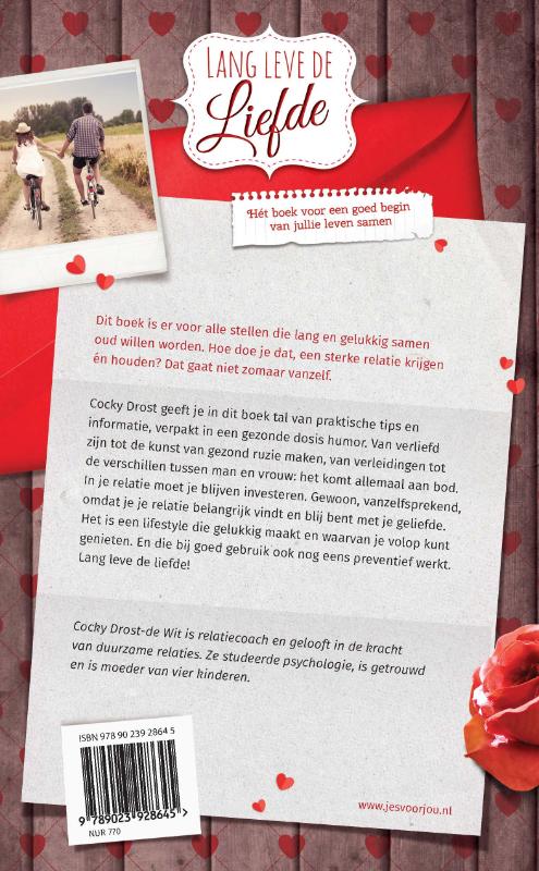 Achterkant van Lang Leve de Liefde