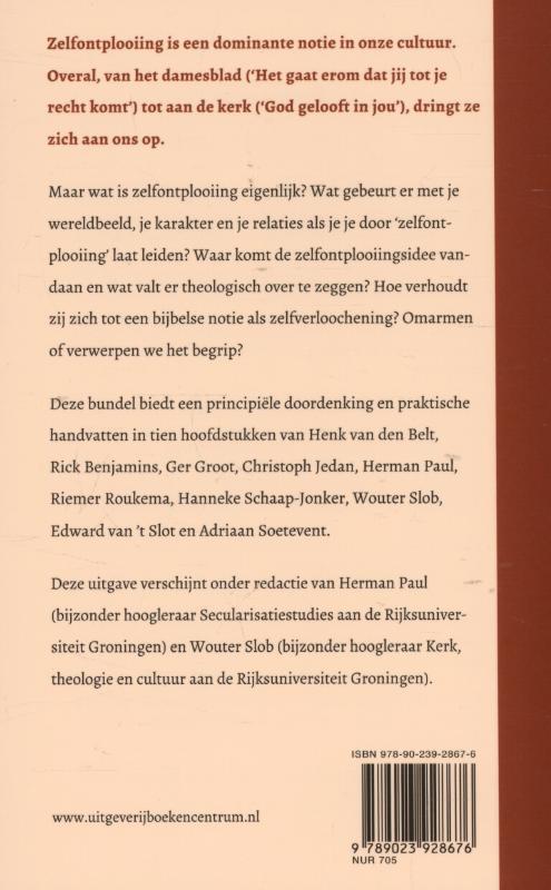 Achterkant van Zelfontplooiing