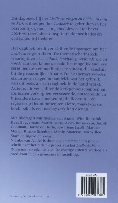 Achterkant van Iedere dag een nieuw begin