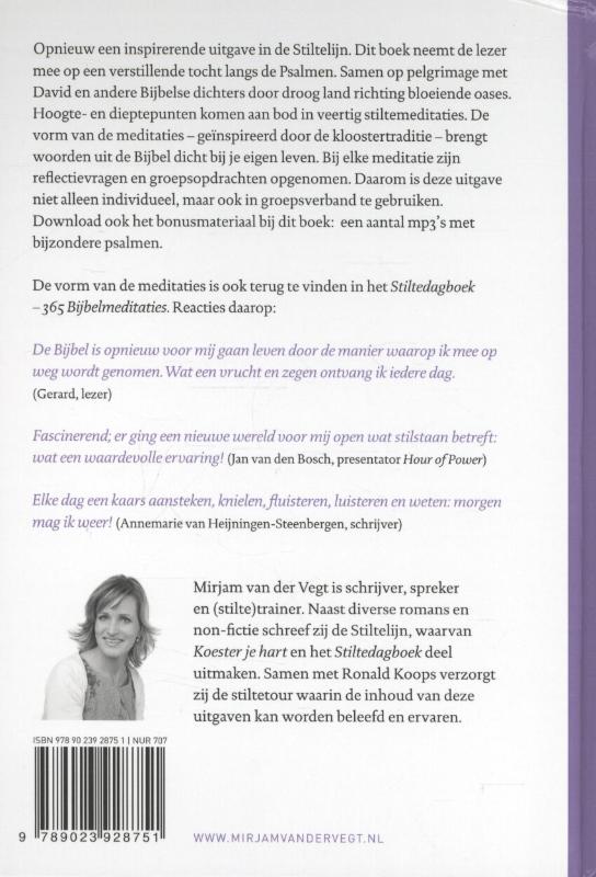 Achterkant van Herademen met de Psalmen