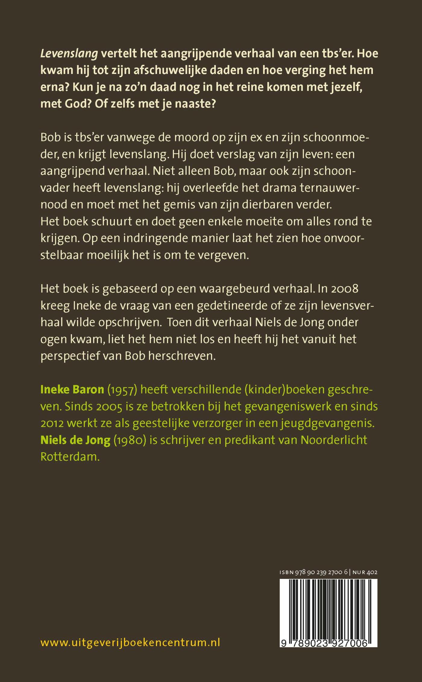 Achterkant van Levenslang