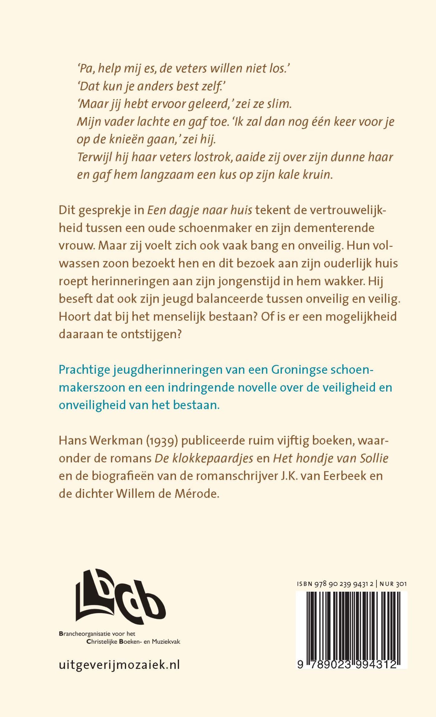 Achterkant van Een dagje naar huis