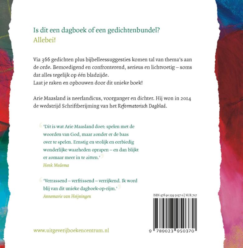Achterkant van Alleen uw liefde laat mij leven