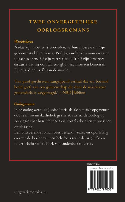 Achterkant van Oorlogskinderen