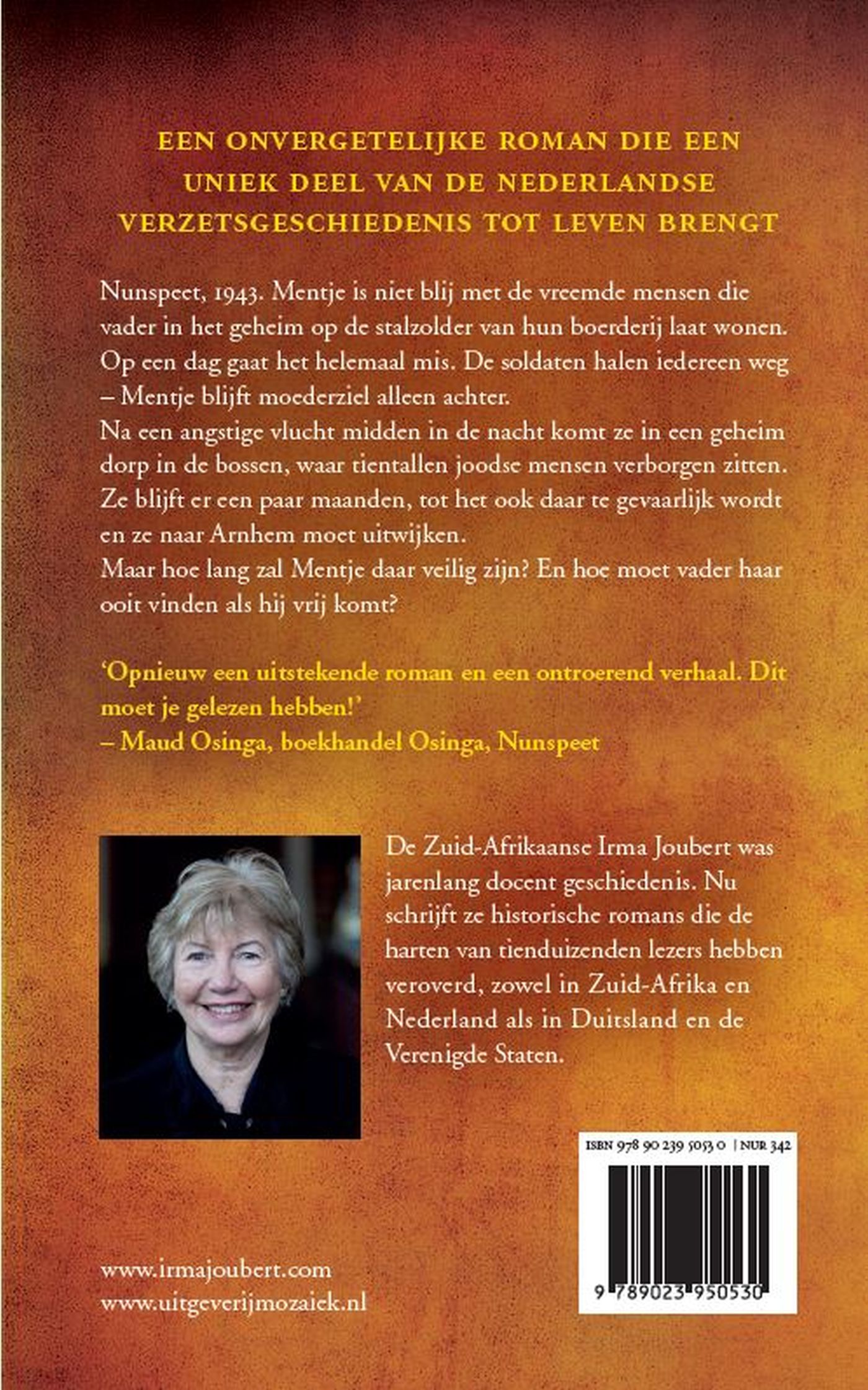 Achterkant van Het meisje uit het verscholen dorp