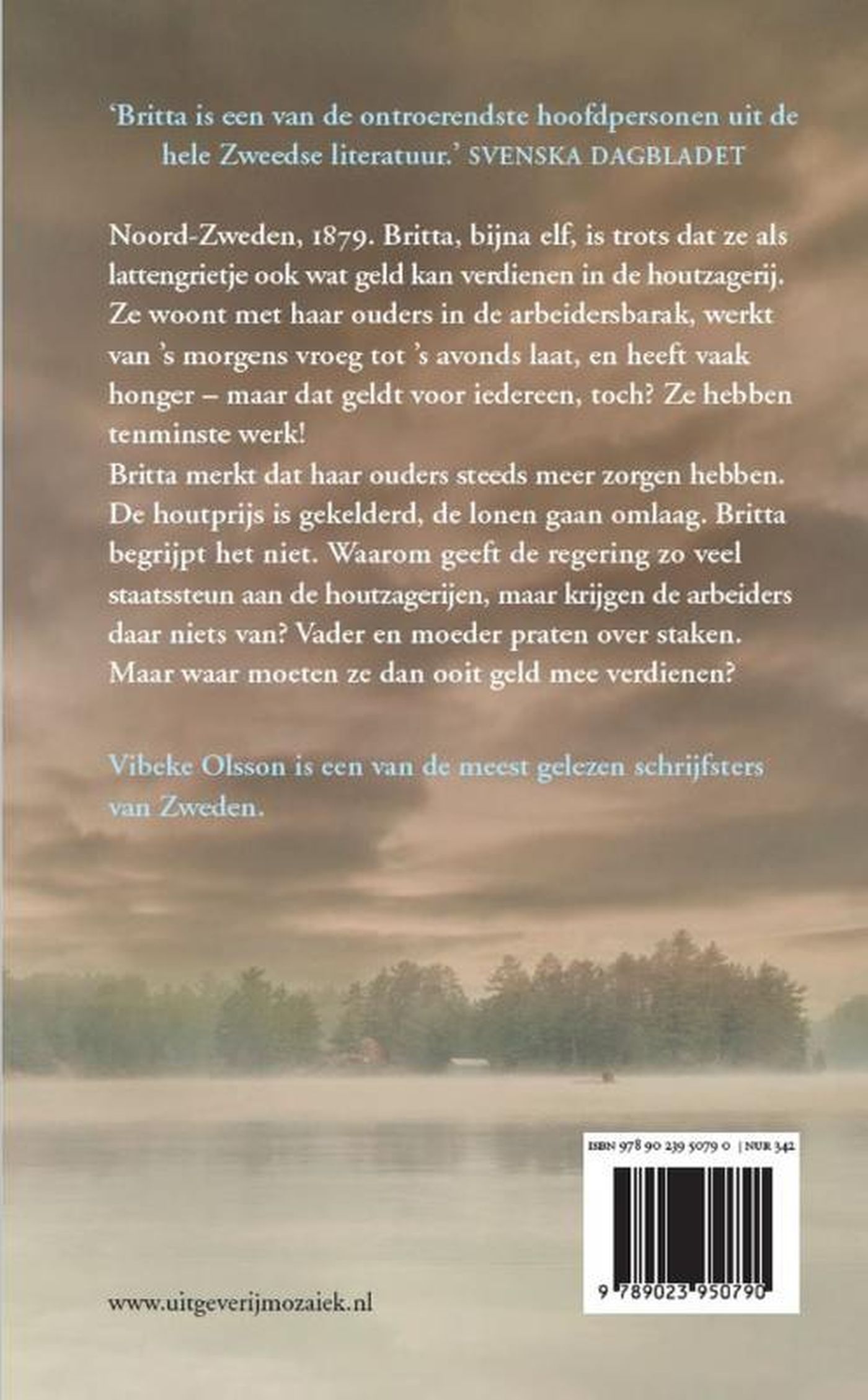 Achterkant van De dochter van de houtzager