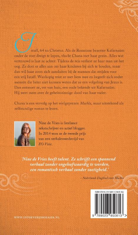 Achterkant van Chana