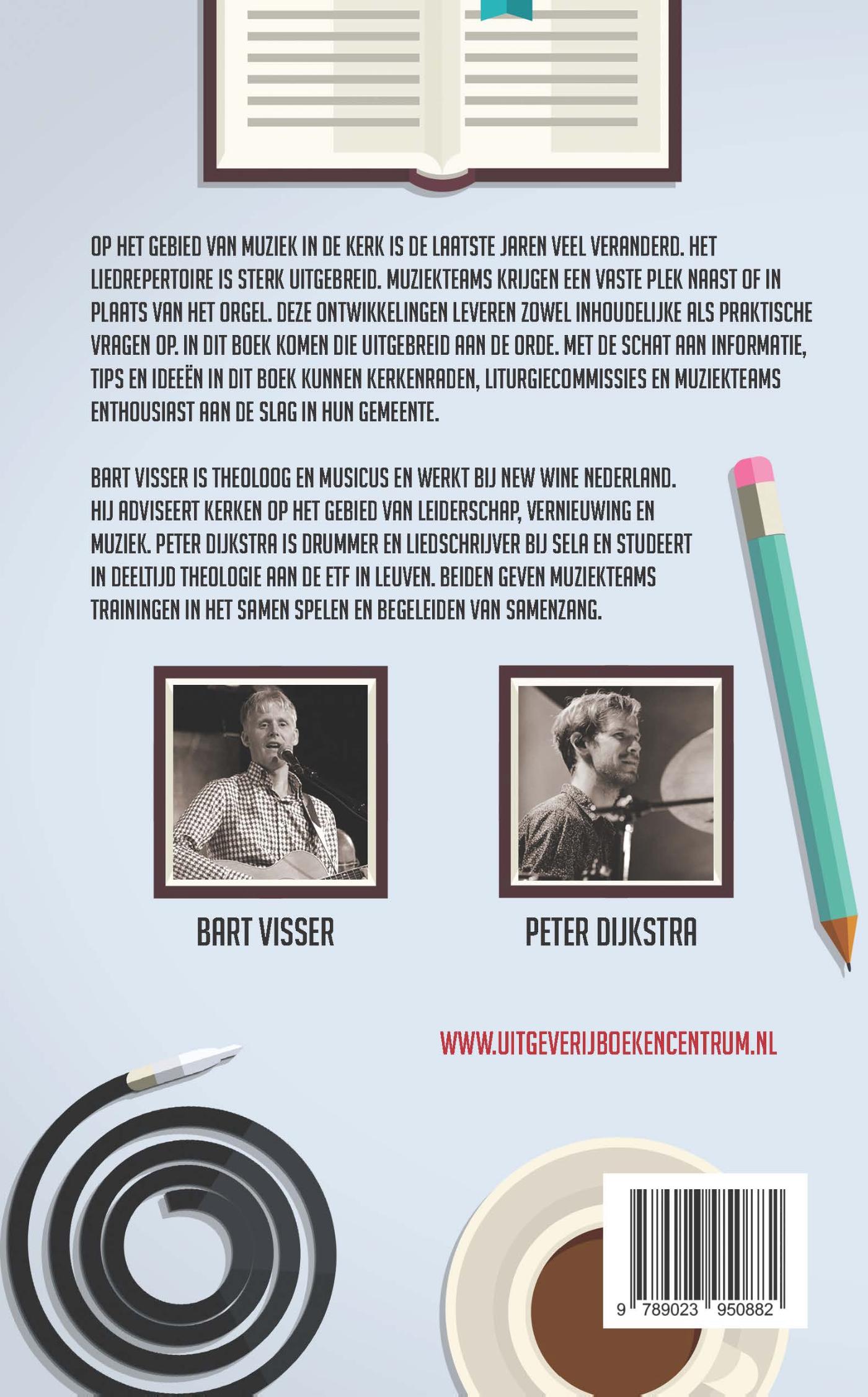 Achterkant van Muziekteams