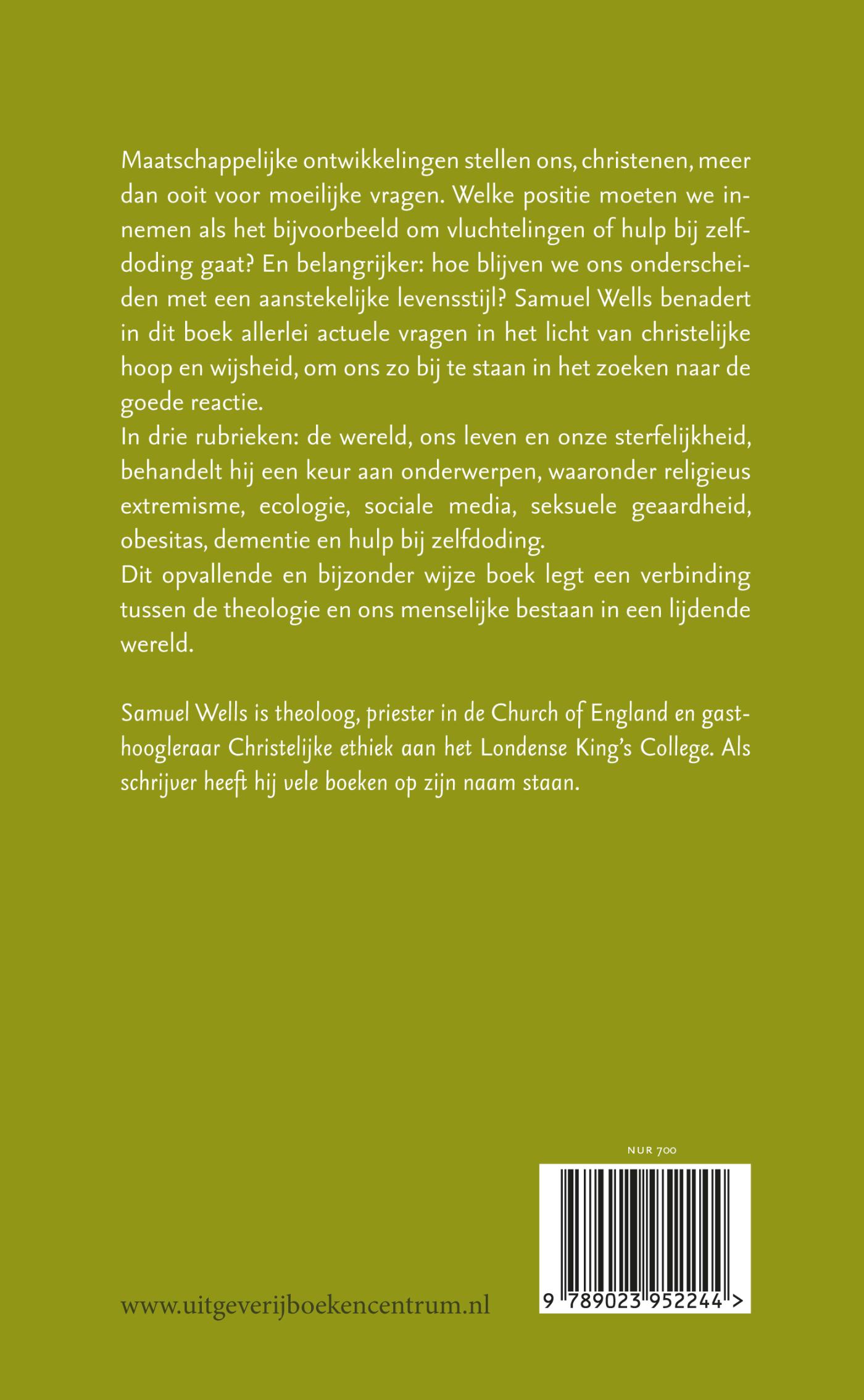 Achterkant van Hoe zullen we leven?