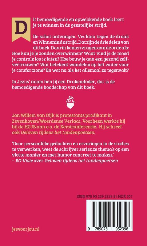 Achterkant van Jij bent een drakendoder